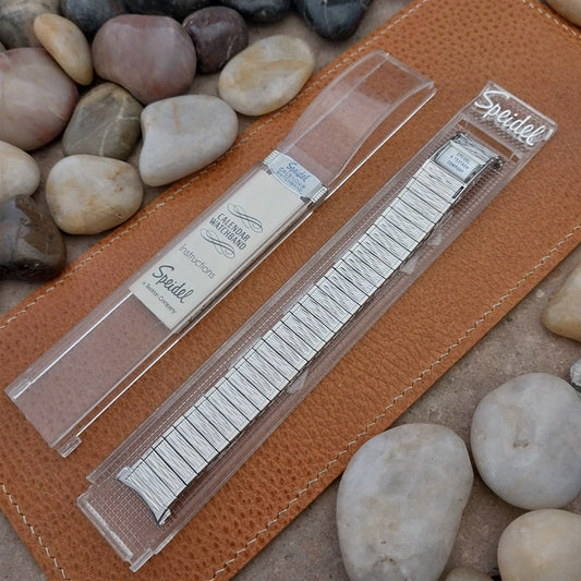 Vintage Speidel Valencia Long 72/73 Calendar Stainless Steel Unused Watch Band