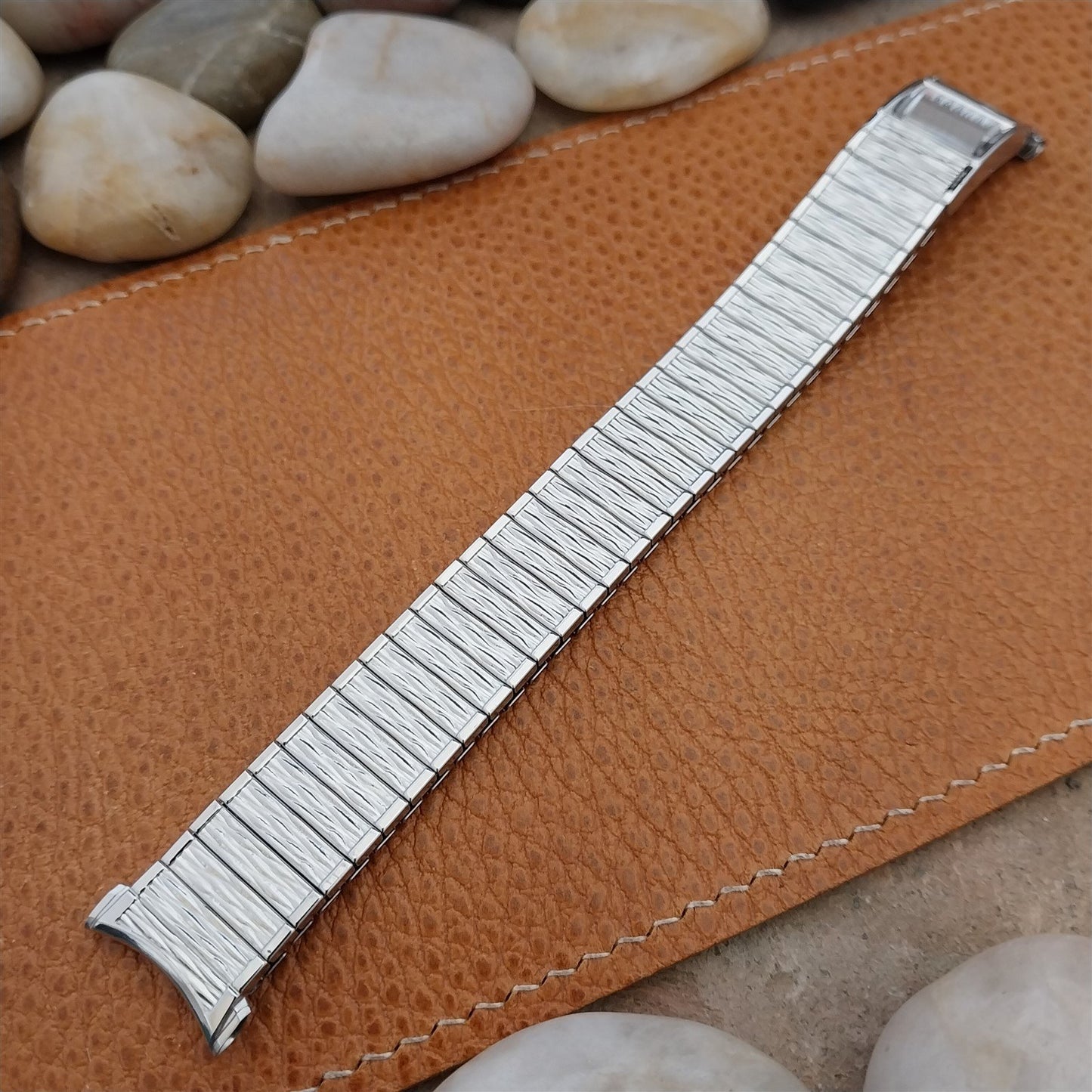 1968 Speidel Valencia Perpetual Calendar Stainless Steel nos Vintage Watch Band