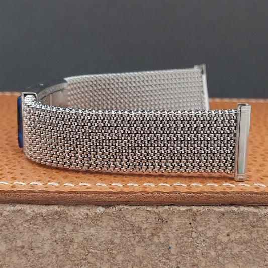 19mm 18mm 16mm Evinger Stainless Stretch Mesh Murano Glass Vintage Watch Band