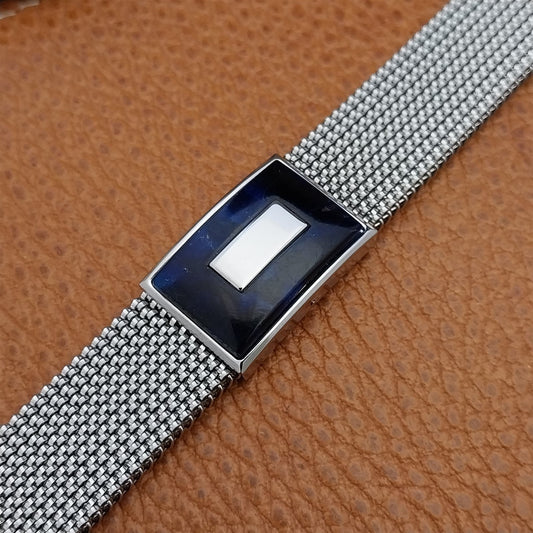 19mm 18mm 16mm Evinger Stainless Stretch Mesh Murano Glass Vintage Watch Band