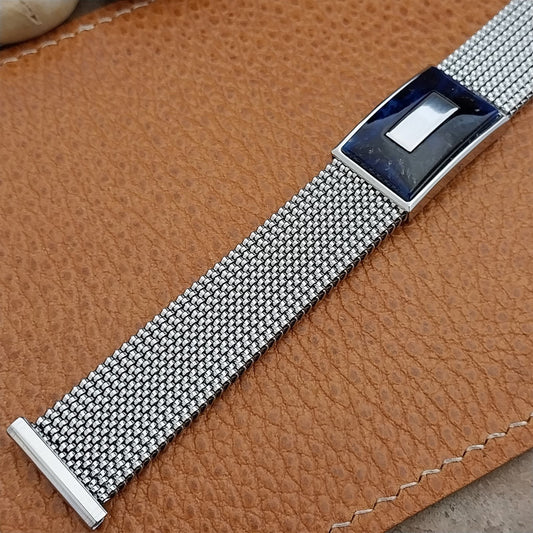 19mm 18mm 16mm Evinger Stainless Stretch Mesh Murano Glass Vintage Watch Band