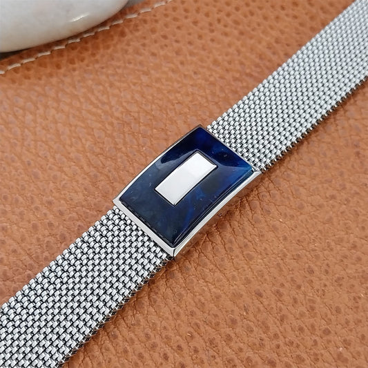 19mm 18mm 16mm Evinger Stainless Stretch Mesh Murano Glass Vintage Watch Band