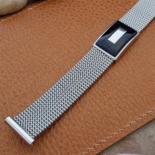 19mm 18mm 16mm Evinger Stainless Stretch Mesh Murano Glass Vintage Watch Band