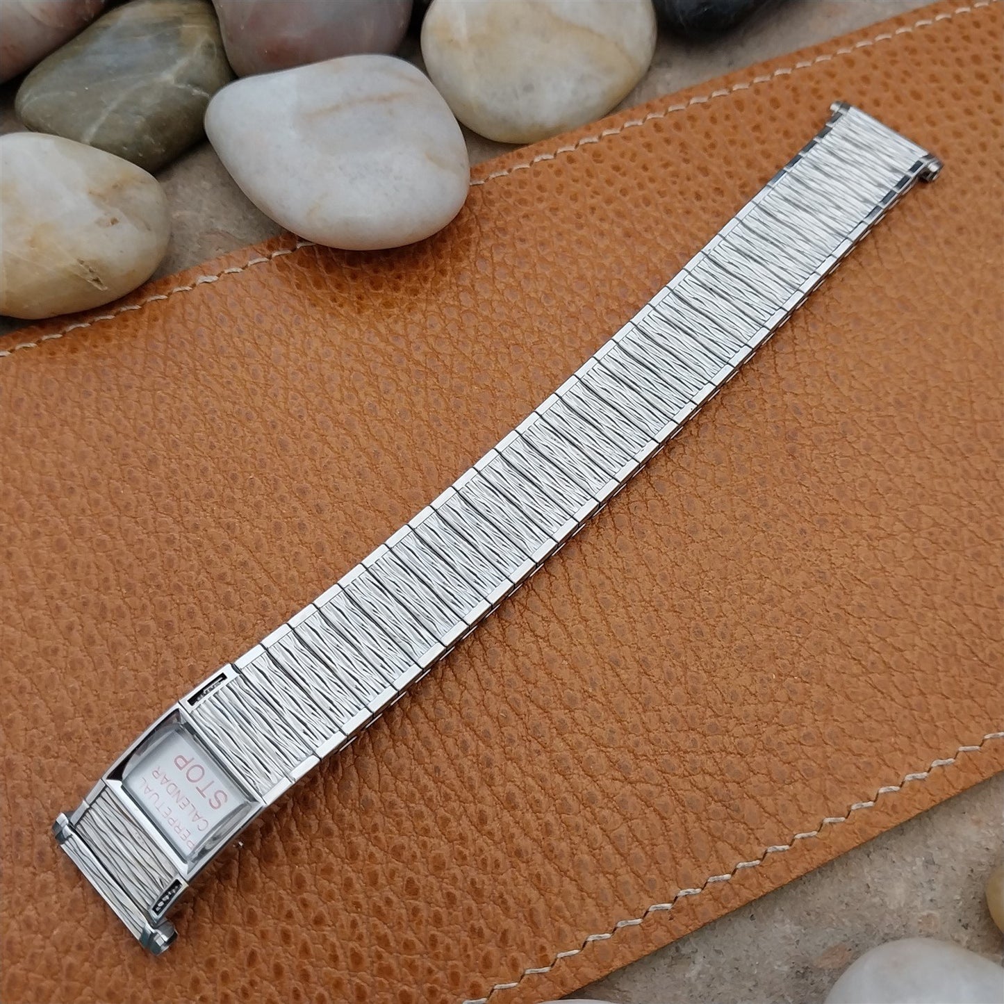 Speidel Valencia Perpetual Calendar Stainless Steel Unused Vintage Watch Band