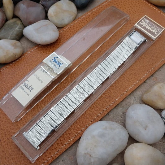 Vintage Speidel Valencia Perpetual Calendar Stainless Steel Unused Watch Band