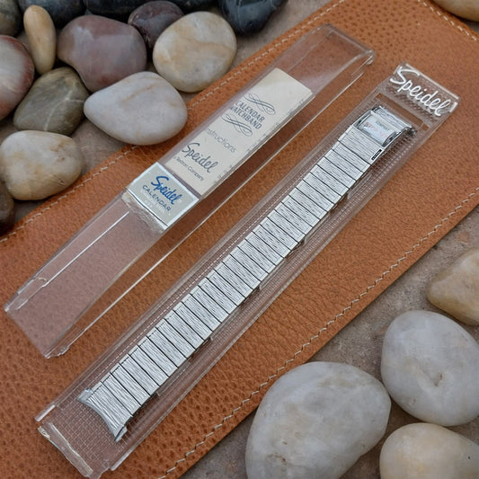 Vintage Speidel Valencia 1974/1975 Calendar Stainless Steel Unused Watch Band