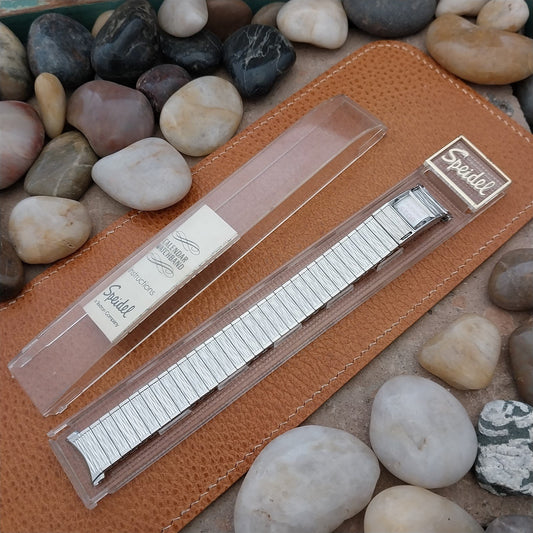 Vintage Speidel Valencia Perpetual Calendar Stainless Steel Unused Watch Band