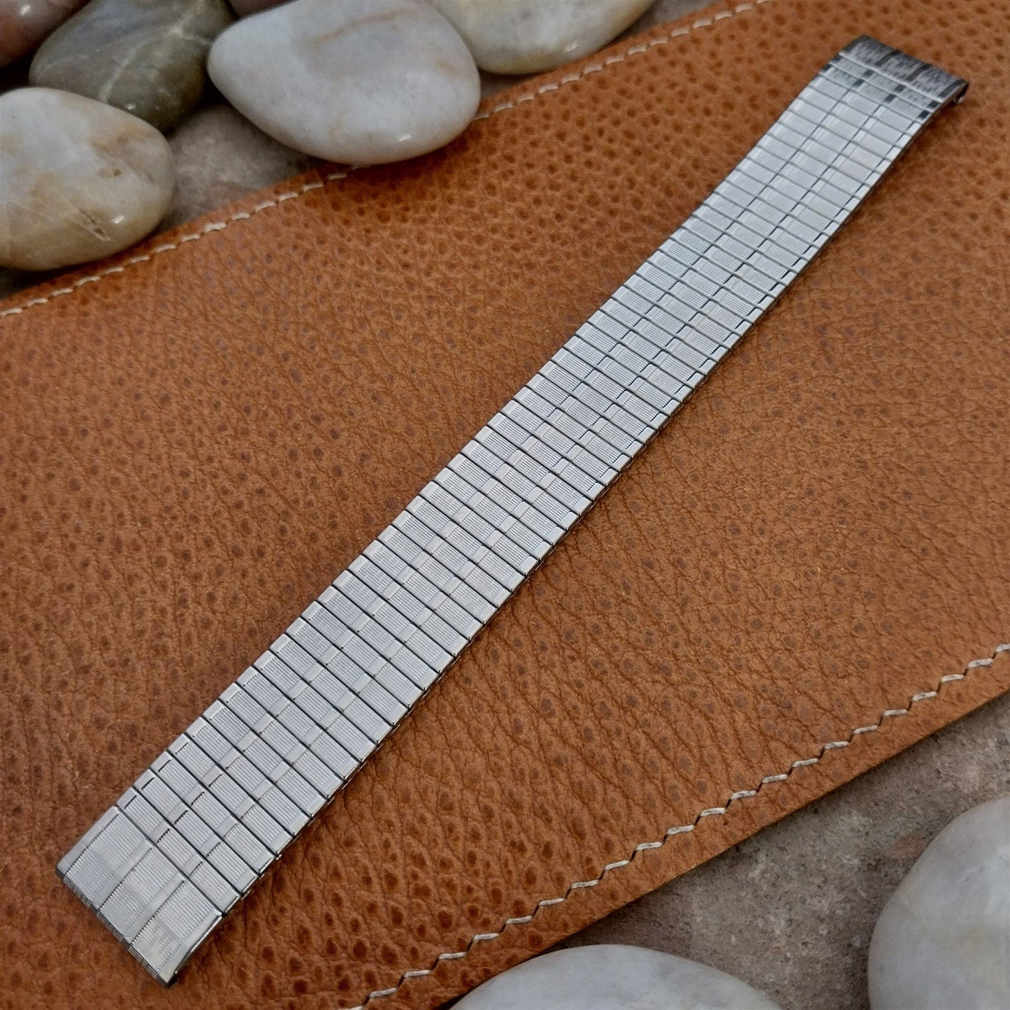 Vintage 1970s 17.2mm 11/16" Speidel Stainless Steel nos Unused Watch Band