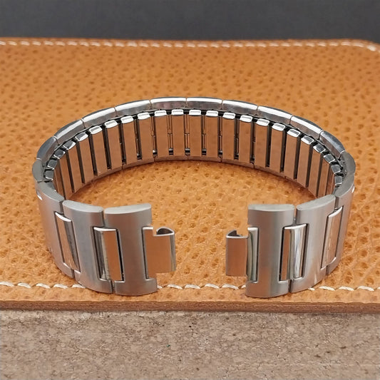 Vintage Internal-Lug Speidel 10mm Stainless Steel Flared 1970s Unused Watch Band