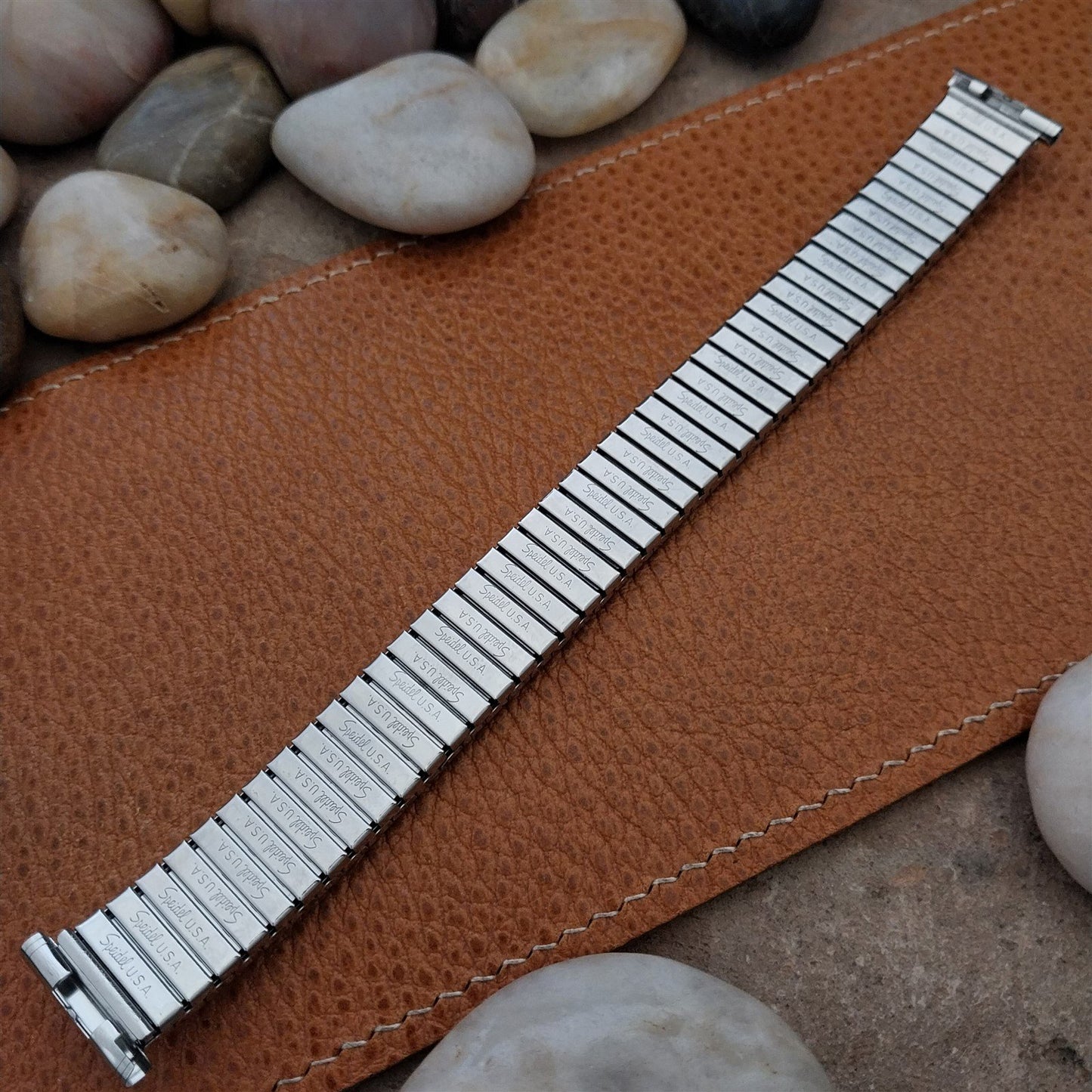 Vintage 19mm 18mm 16mm Stainless Steel Speidel Linesman Long Unused Watch Band