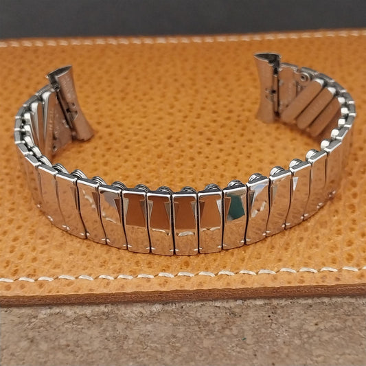Vintage 1959 Flex-Let Statler 19mm 18mm 16mm Stainless Classic Unused Watch Band