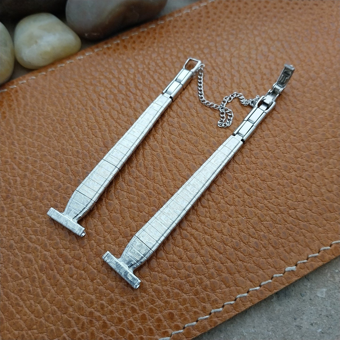 Vintage Ladies White Gold-Fill Kingsway 1/2" Unused Classic Cocktail Watch Band