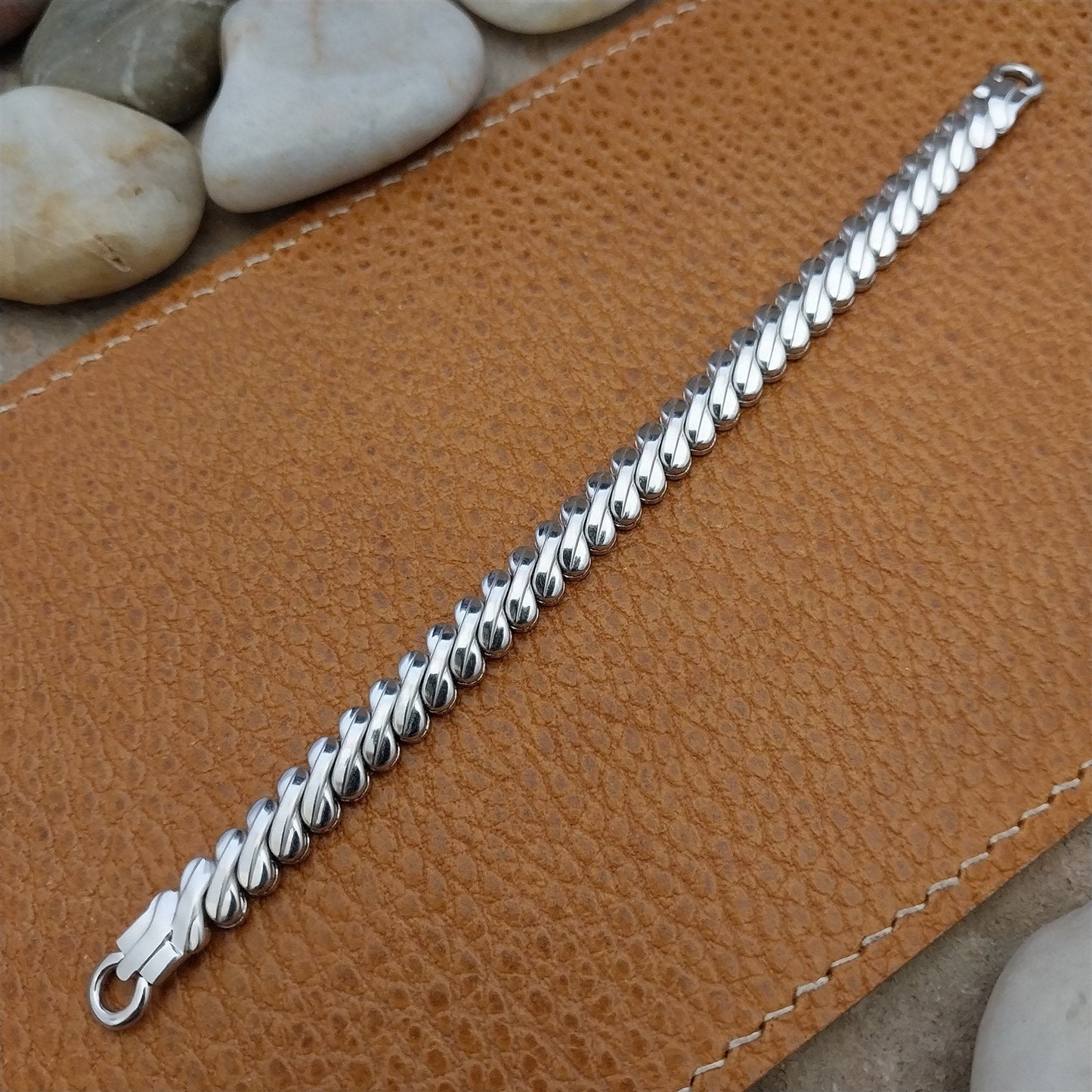 1950s Vintage Ladies Cocktail Watch JB Champion White Gold Filled Unused Band