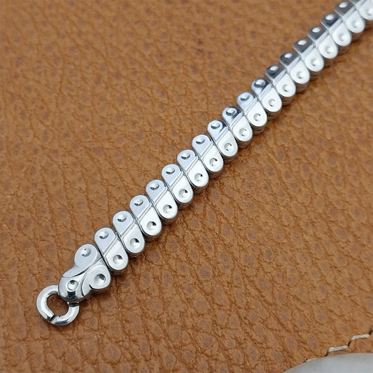 Vintage 1950s Ladies Cocktail Watch JB Champion White Gold Filled Unused Band