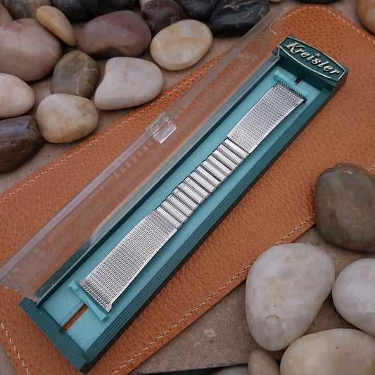 Vintage Kreisler 19mm 18mm 17mm Stainless Steel Unused Classic 1960s Watch Band