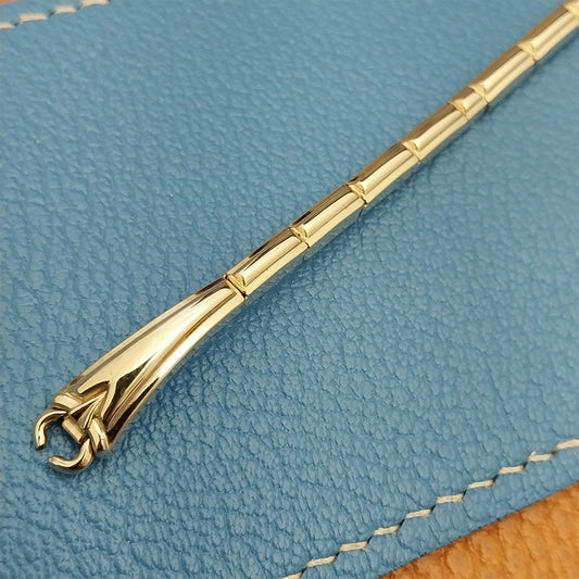 Vintage Speidel Gold-Filled Windswept MCM Unused nos 1950s Cocktail Watch Band