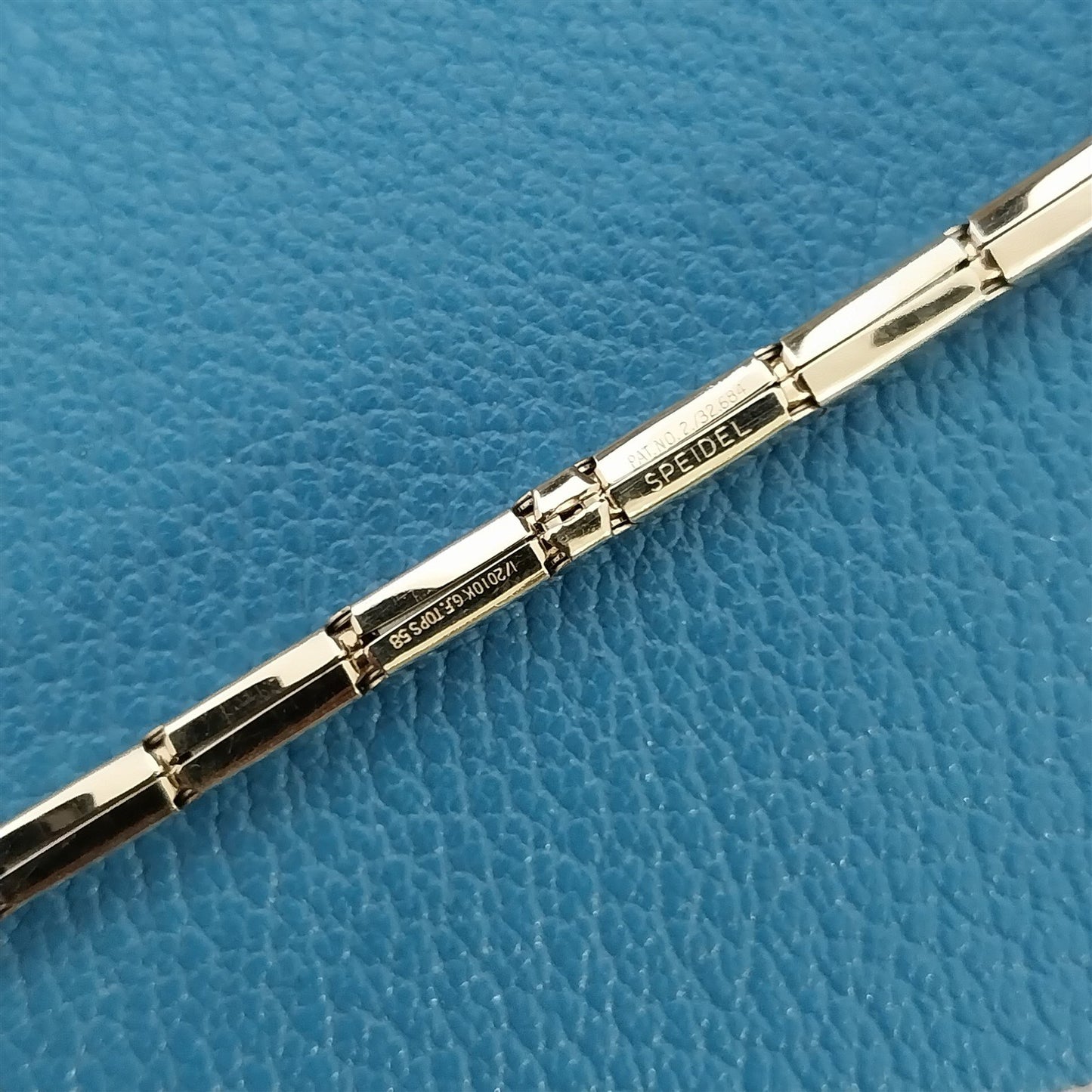 Vintage Speidel Gold-Filled Windswept MCM Unused nos 1950s Cocktail Watch Band