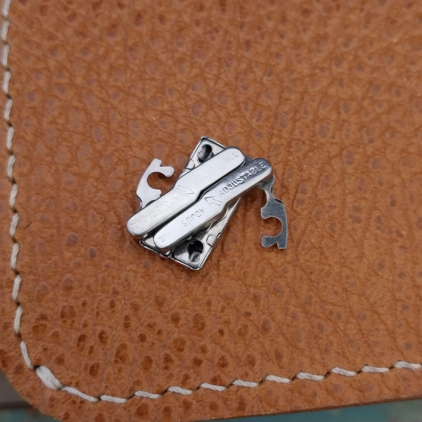 Baldwin Stainless Steel Expansion Band Link add Length to Vintage Watch Band