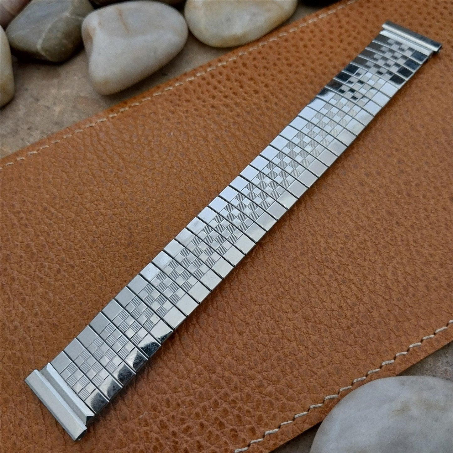 Vintage 19mm 18mm 17.2mm Gemex 1950s Stainless Steel Unused MCM Watch Band