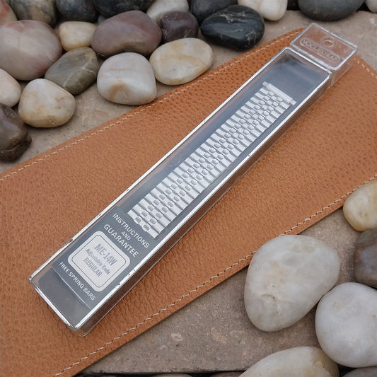 Vintage Wide Stainless Steel Expansion 19mm 20mm 22mm Unused nos Watch Band