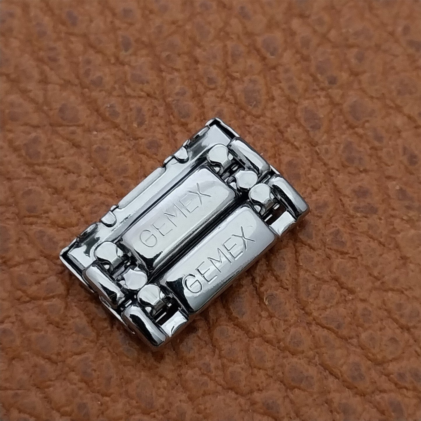 2 Gemex Stainless Steel LINKS for 1950s Hamilton Electric Converta Watch Band