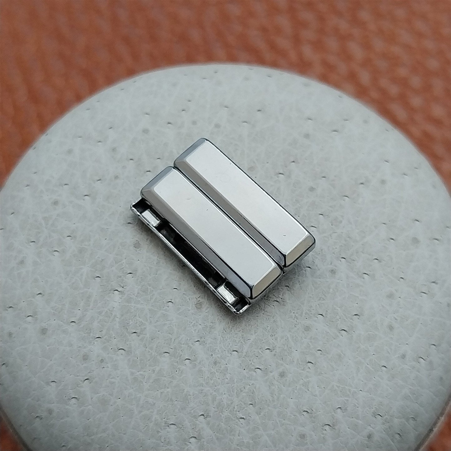 2 Gemex Stainless Steel LINKS for 1950s Hamilton Electric Converta Watch Band