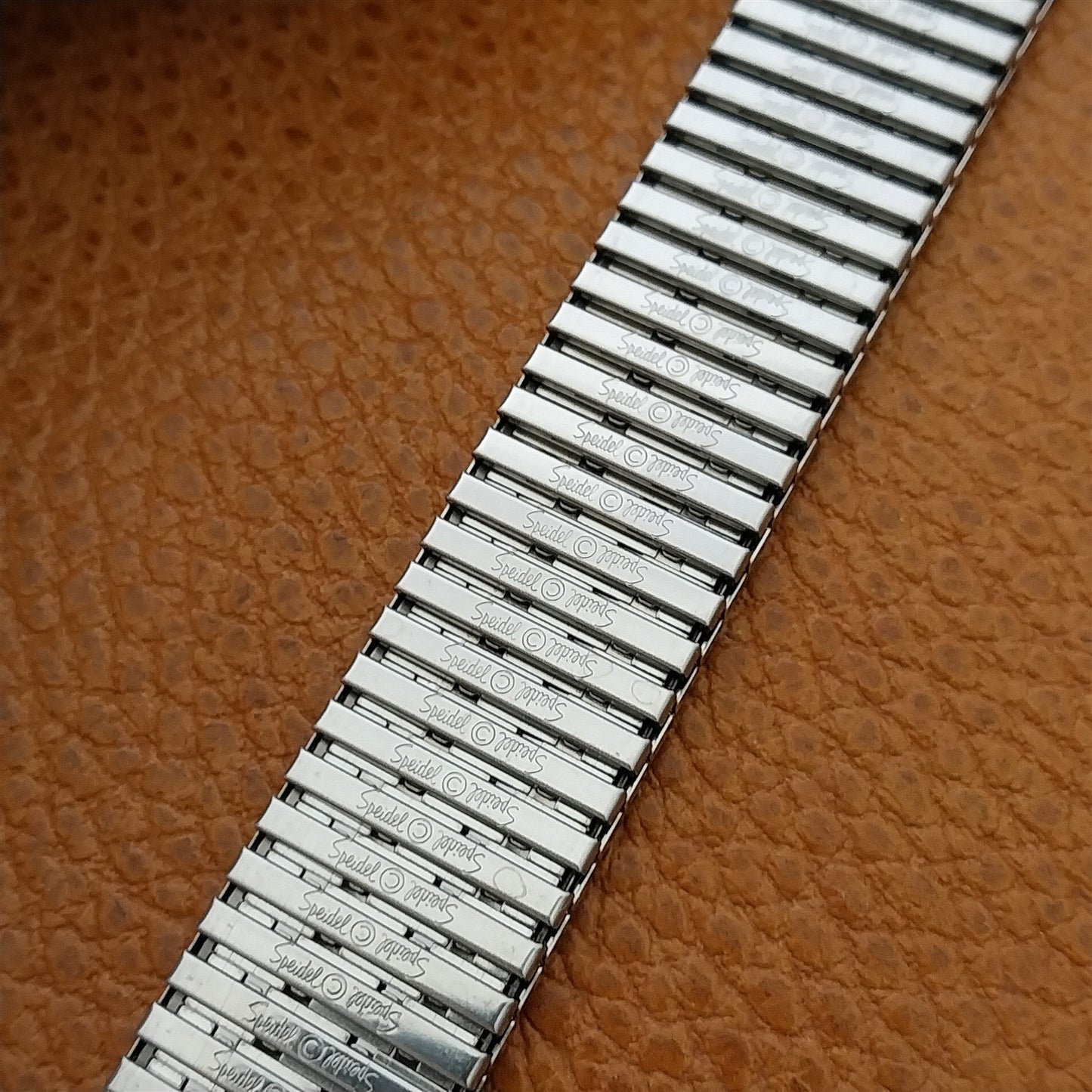 18mm Vintage Speidel Stainless Steel Euroflex Expansion 1980s Unused Watch Band