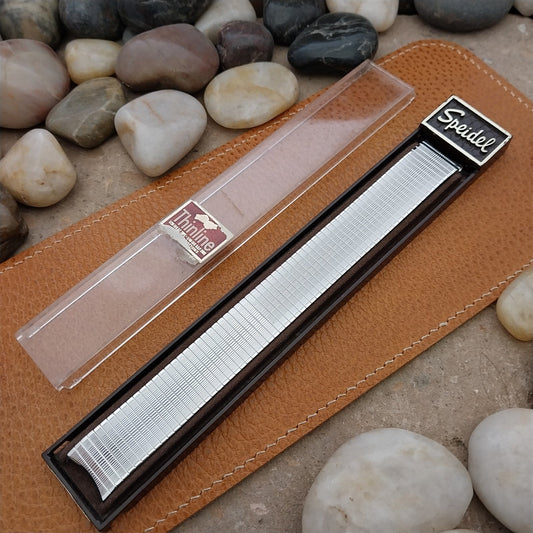 Vintage White Gold-Filled Classic Speidel Thinline Long 17.2mm Unused Watch Band