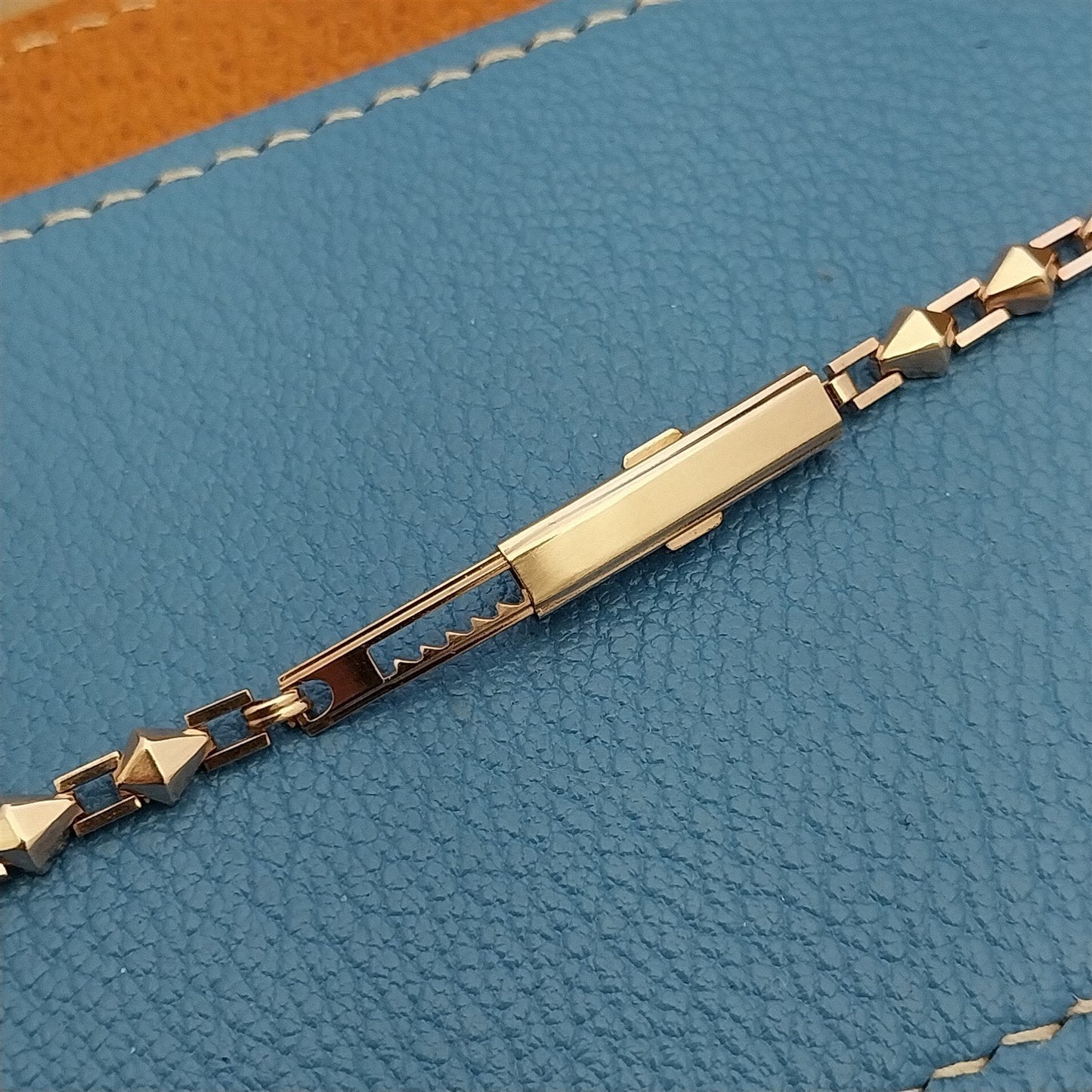 Vintage 1930s Ladies Bretton 10k Rose Gold Art Deco Watch Band