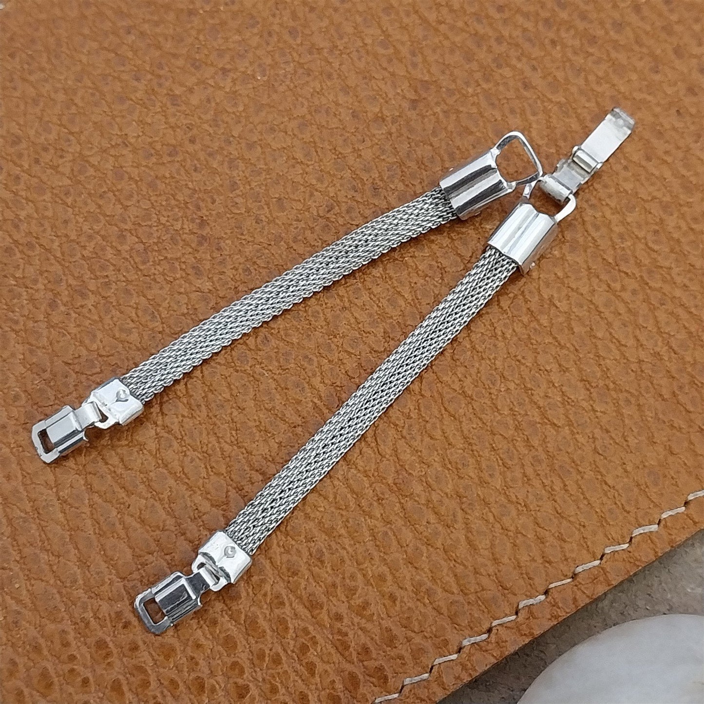 Vintage Sterling Silver Mesh Ladies 1940s-1950s Watch Band