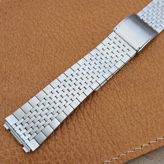 18mm Stainless Steel Classic LED LCD nos Unused 1970s Vintage Watch Band