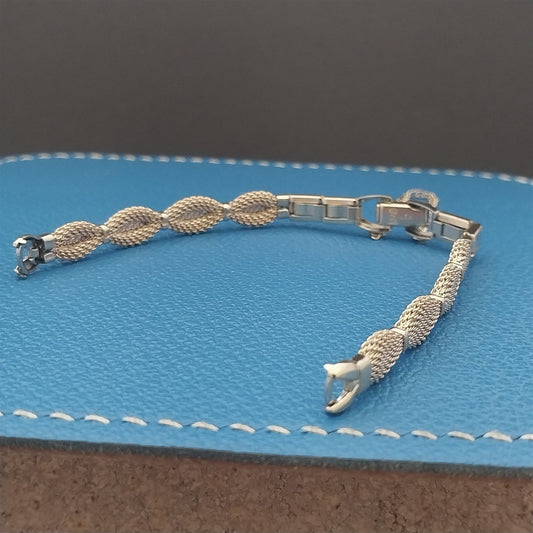 Ladies 10k Gold RGP Mesh Speidel Golden Bow Unused 1960s Vintage Watch Band