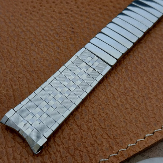 Vintage 18mm Stainless Steel Classic 1960s Expansion Craftex Unused Watch Band