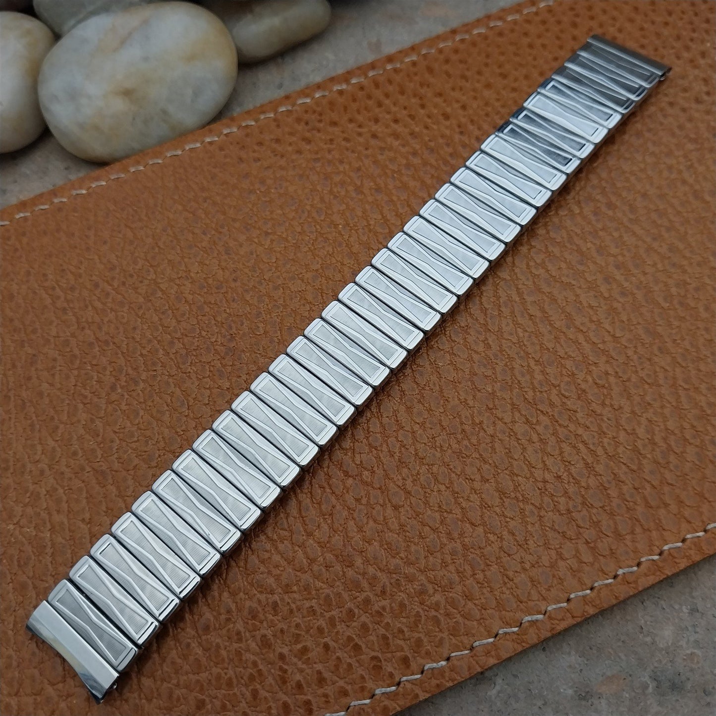 Vintage 16mm Stainless Steel Expansion Craftex Classic 1960s Unused Watch Band