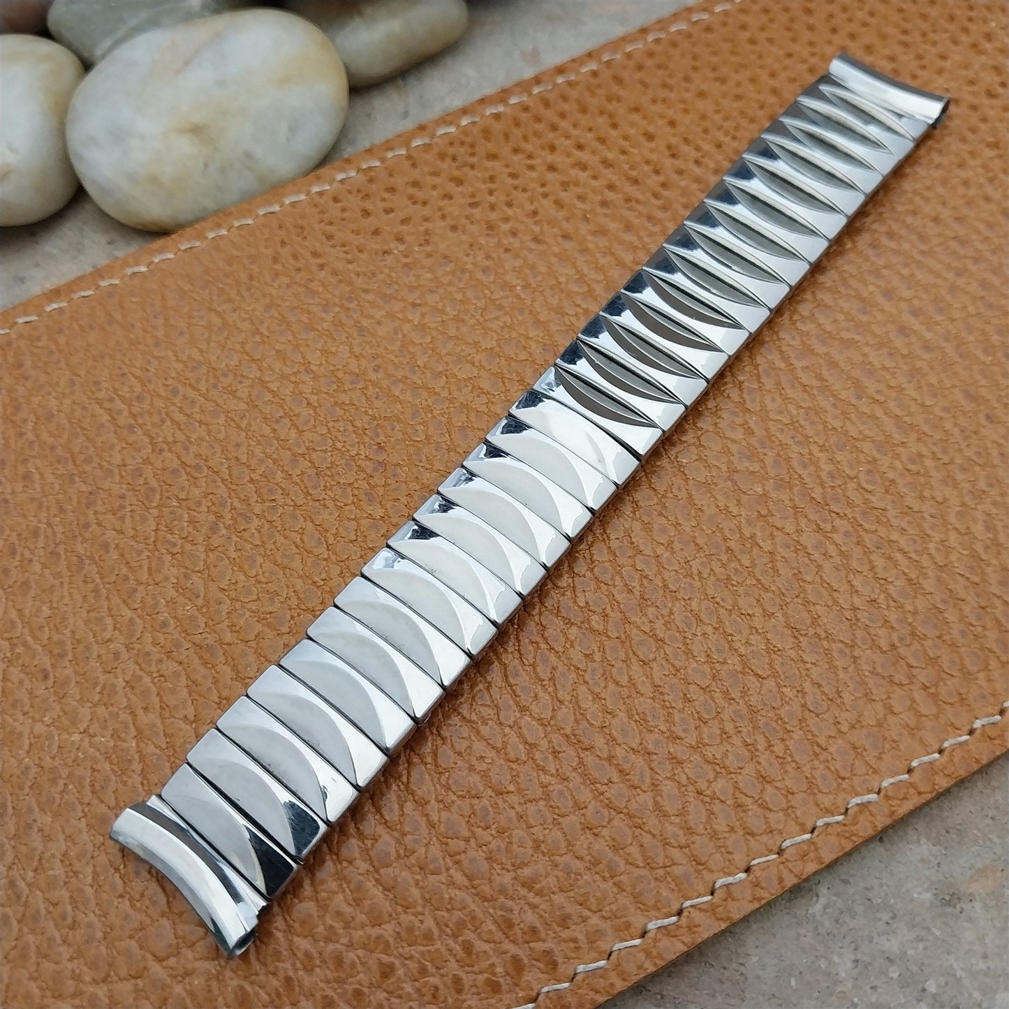16mm Stainless Steel Expansion Craftex 1960s Unused Vintage Watch Band