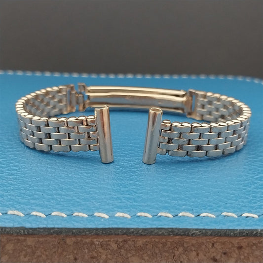 1/2" Yellow Gold-Filled Ladies Mesh Kreisler Unused 1950s Vintage Watch Band