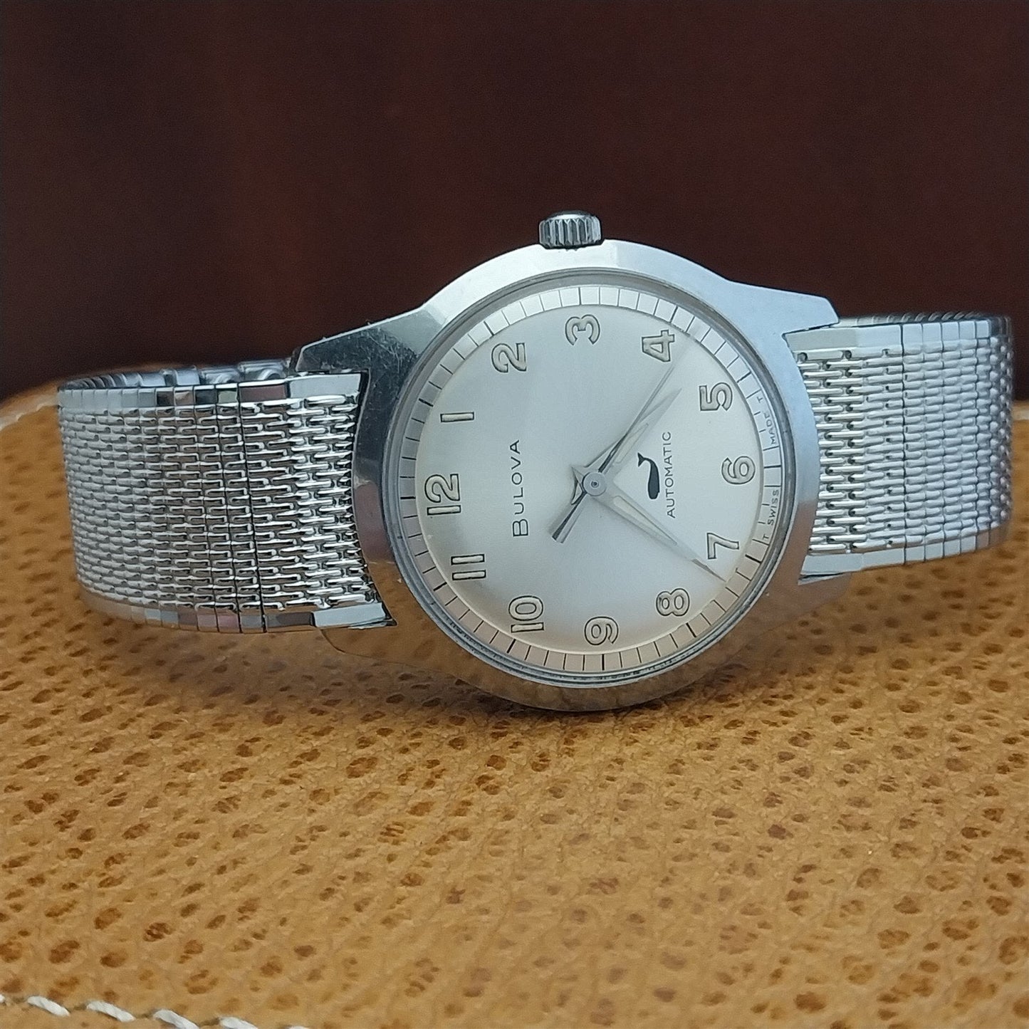 17.2mm Stainless Steel Kreisler USA nos 11/16" Unused 1960s Vintage Watch Band