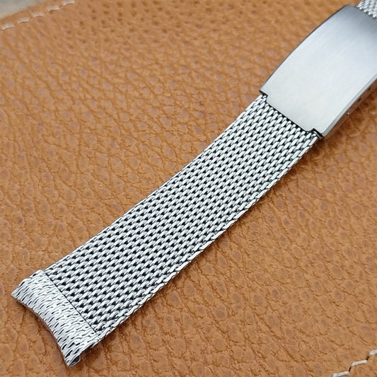 Vintage 17.2mm Stainless Steel Mesh Craftex Canada Unused 1960s Watch Band
