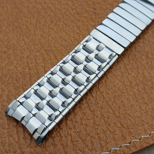 Vintage 17.2mm Stainless Steel Classic 1960s Expansion Craftex Unused Watch Band