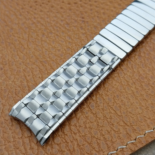 Vintage 17.2mm Stainless Steel Classic 1960s Expansion Craftex Unused Watch Band
