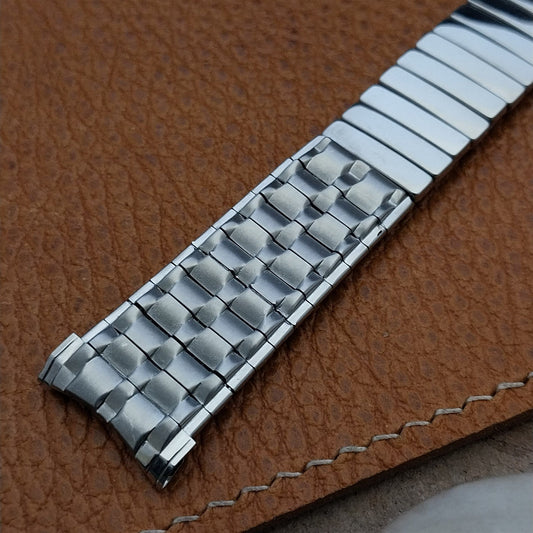 Vintage 19mm 18mm Stainless Classic 1960s Expansion Craftex Unused Watch Band