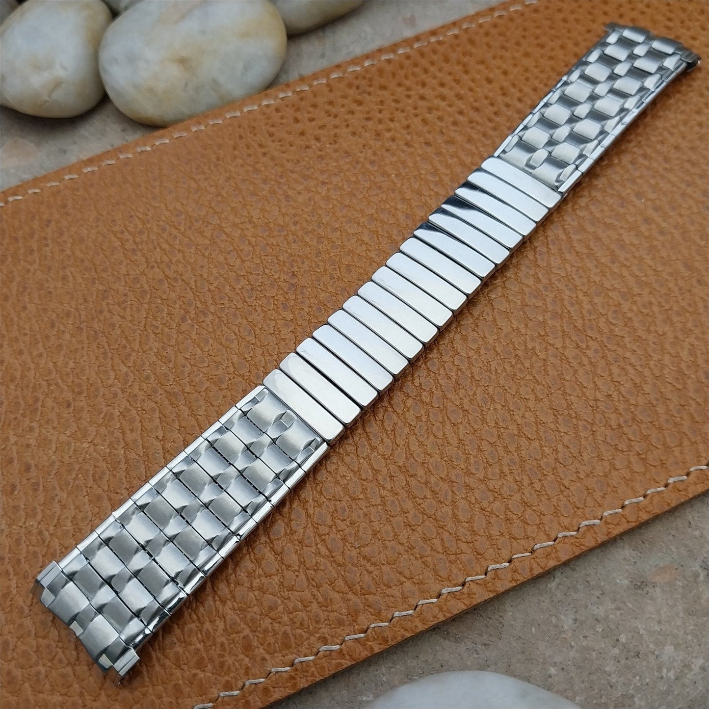 Vintage 19mm 18mm Stainless Classic 1960s Expansion Craftex Unused Watch Band