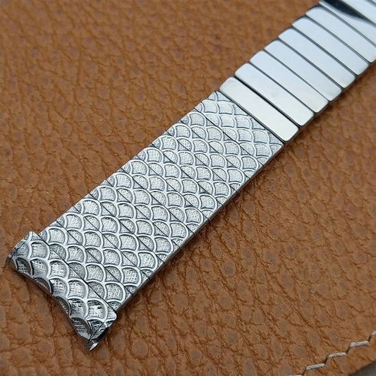 Vintage 19mm 18mm Stainless Classic 1960s Expansion Craftex Unused Watch Band