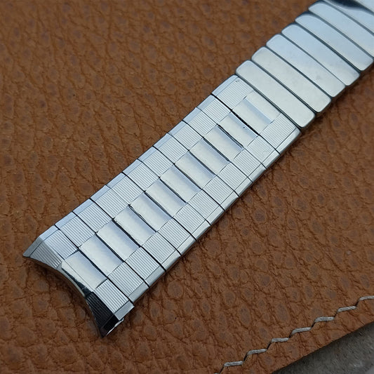 Vintage 17.2mm Stainless Steel Classic 1960s Expansion Craftex Unused Watch Band