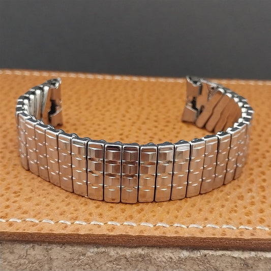 Vintage 5/8" Stainless Steel Craftex Canada Unused Classic 1960s Watch Band