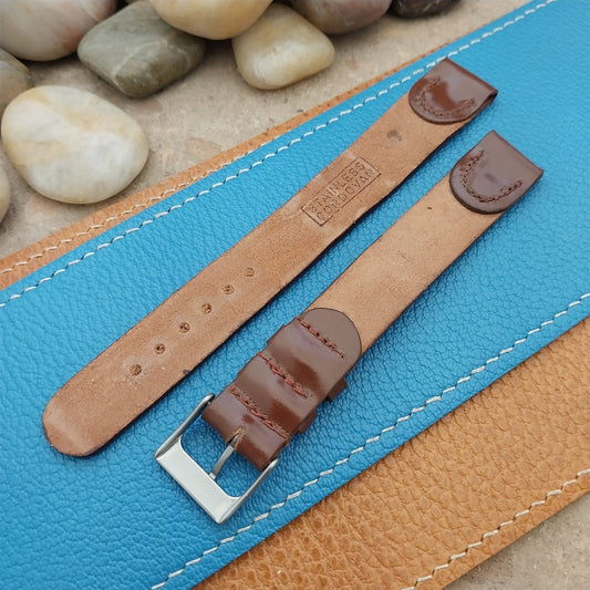 Vintage Long Shell Cordovan 5/8" Unused Classic 1950s Watch Band