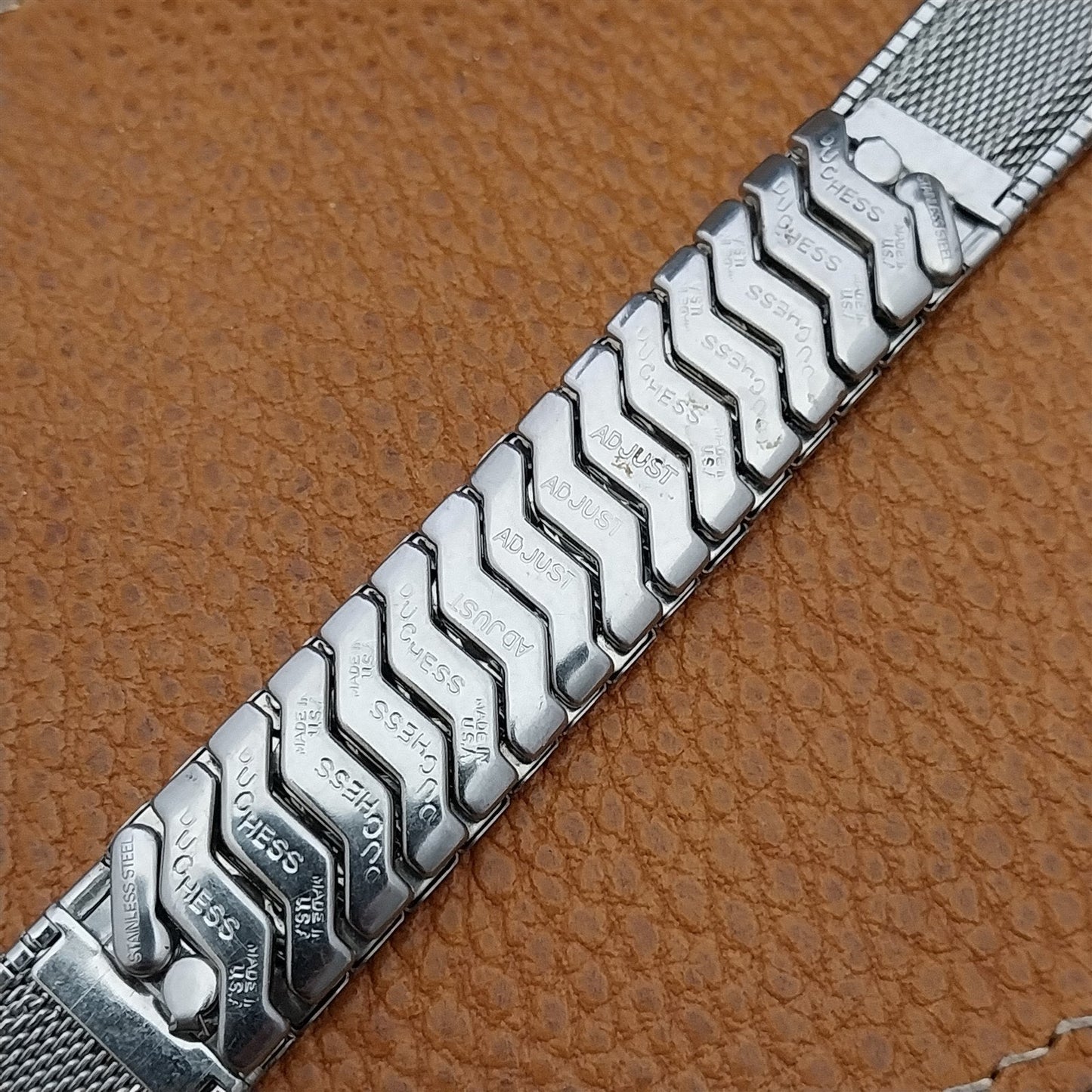 Vintage 17.3mm Stainless Steel Expansion Duchess Unused Classic 1960s Watch Band