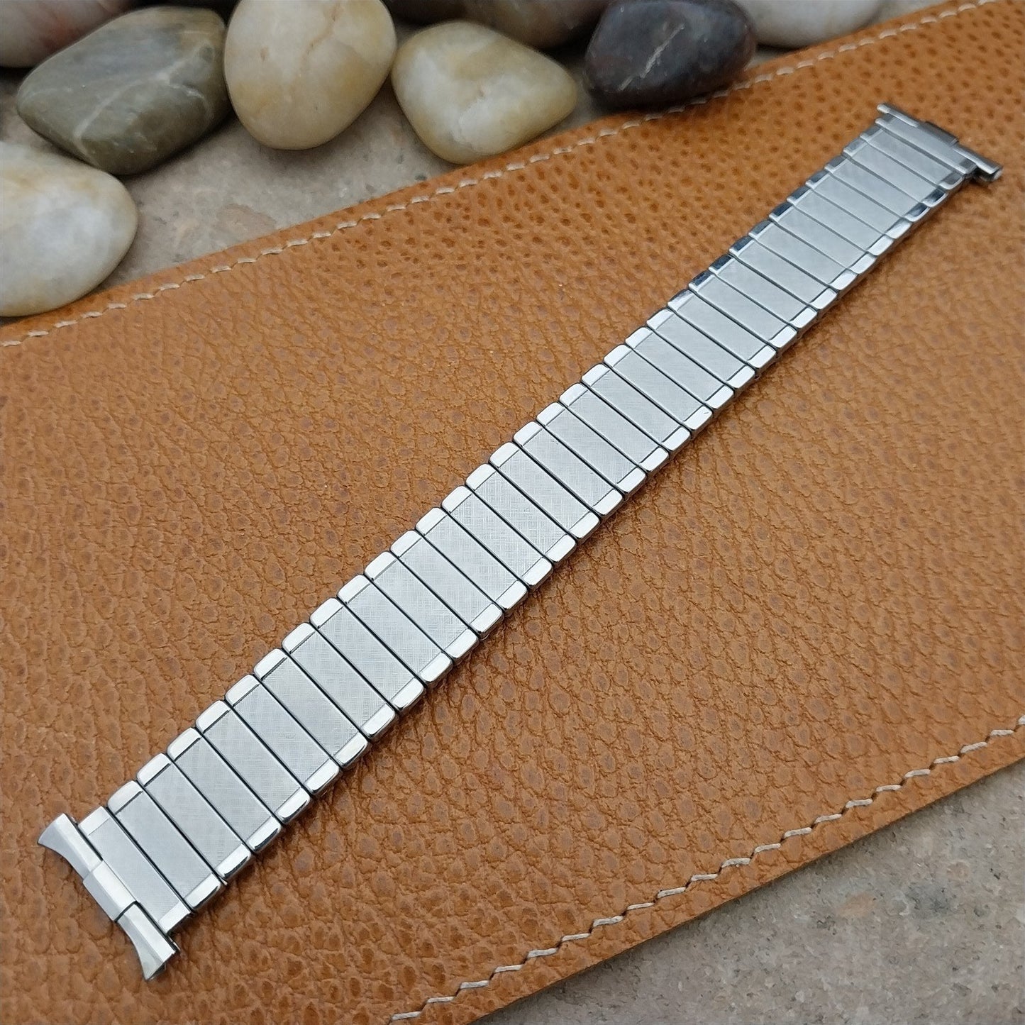 16mm 18mm 19mm Baldwin Stainless Steel Expansion unused 1960s Vintage Watch Band