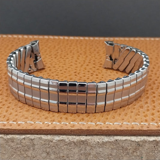 17mm 16mm Baldwin Stainless Steel Expansion nos Unused 1960s Vintage Watch Band