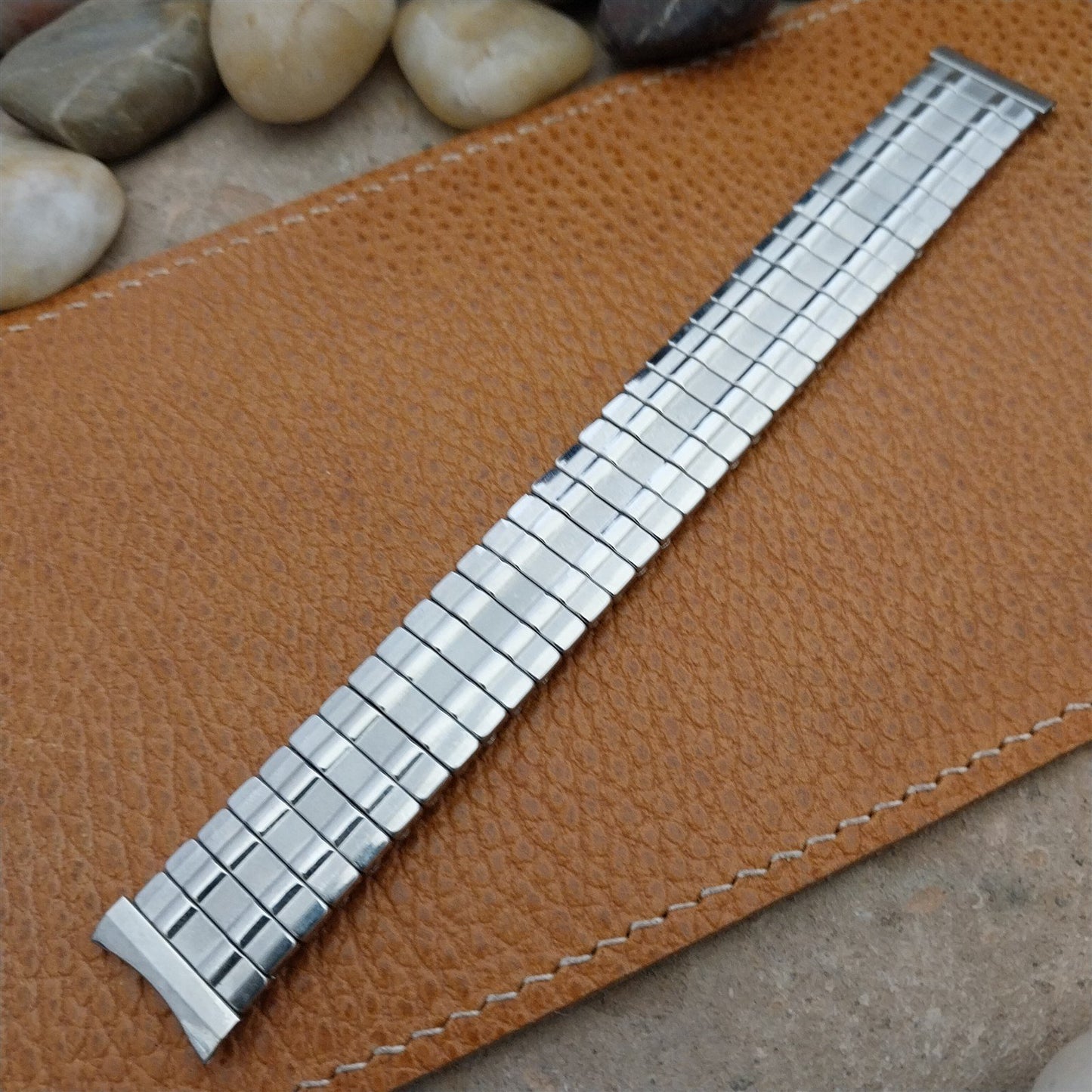 17mm 16mm Baldwin Stainless Steel Expansion nos Unused 1960s Vintage Watch Band